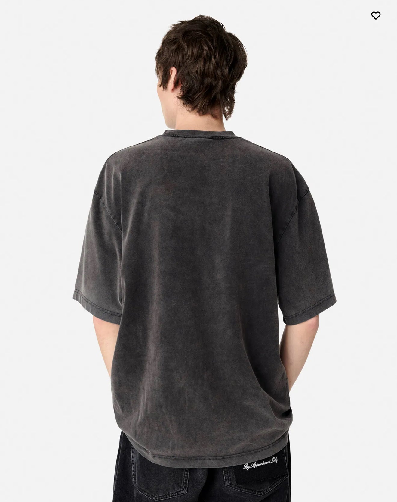 Distort washed black t-shirt