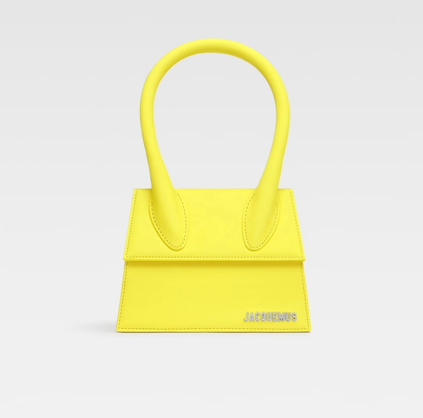 Le Chiquito Moyen Shoulder Bag - neon yellow