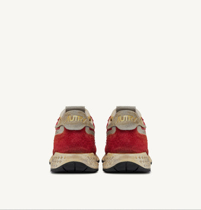 Women’s Reelwind Super Vintage Sneakers In red nylon And Suede