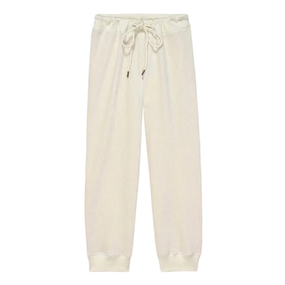 THE CORDUROY LANTERN PANT - WASHED WHITE