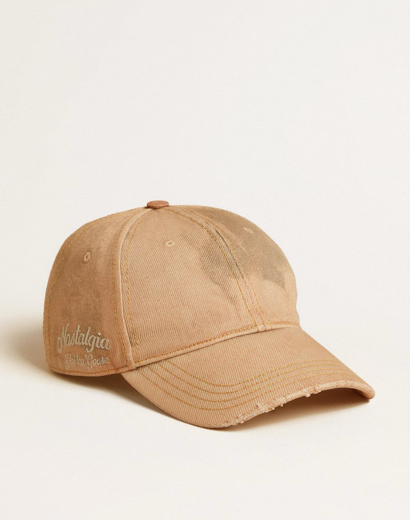 Beige baseball cap