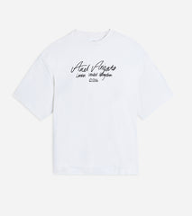 White Essential tee