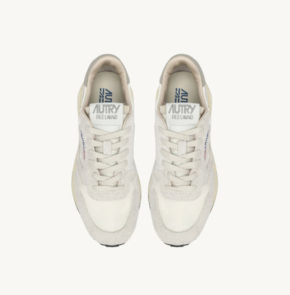 REELWIND LOW SNEAKERS IN BEIGE NYLON AND SUEDE