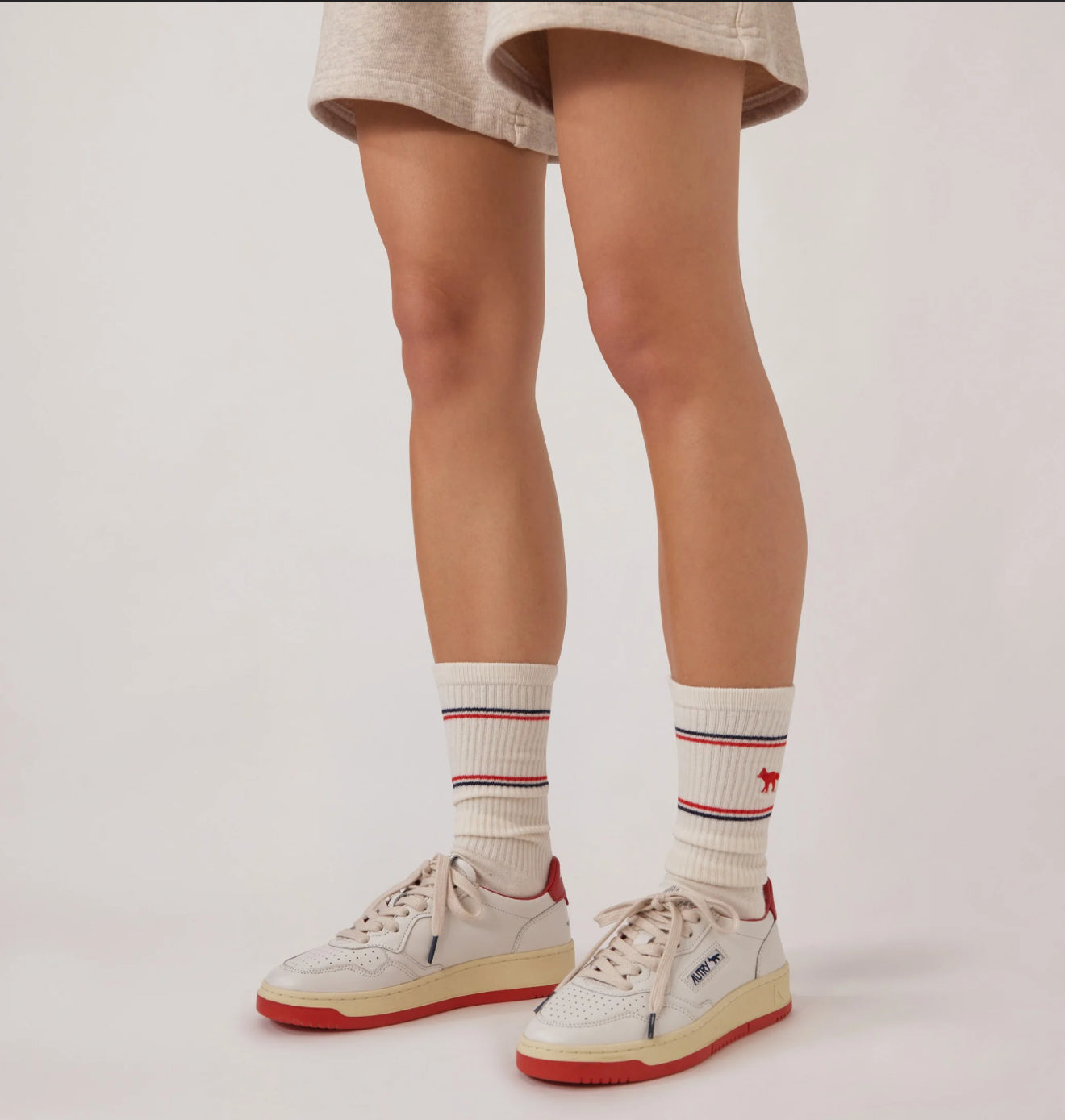 Autry x maison kitsune medalist sneakers