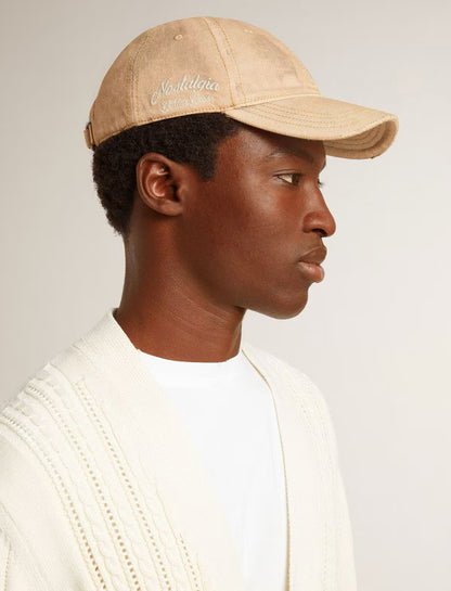Beige baseball cap