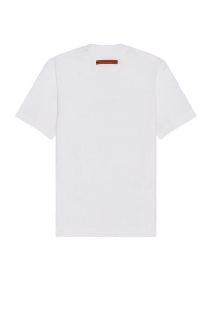 Jersey Logo Print T shirt - White