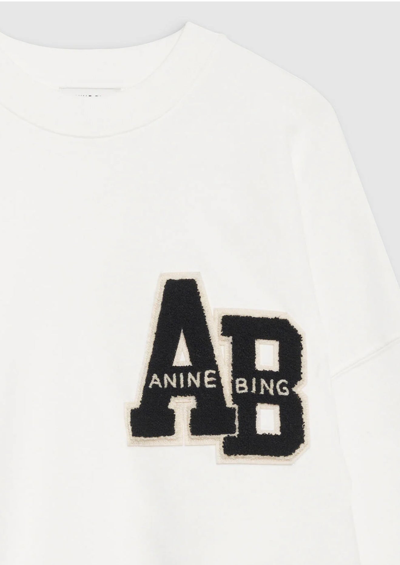 Miles sweatshirt lettering