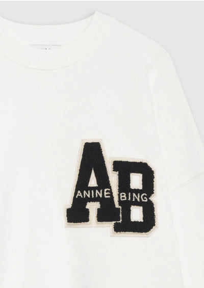 Miles sweatshirt lettering