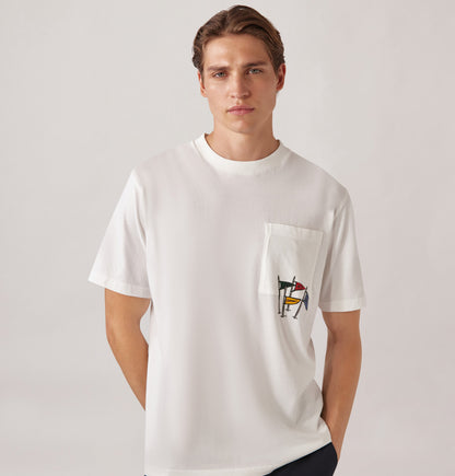 Flag cotton T-shirt