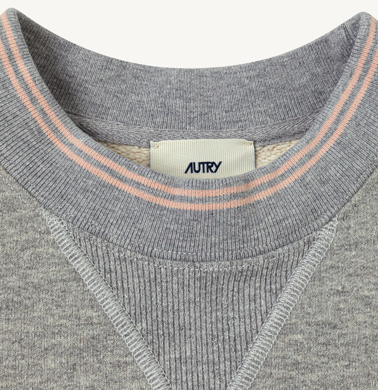 College check sweatshirt