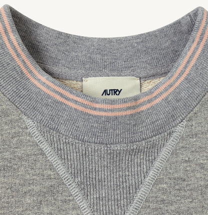 College check sweatshirt