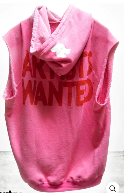 Artistswanted Cutoff Superyumm Biggy Hoodie - Pinkplant