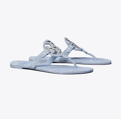 Miller printed jeans sandals