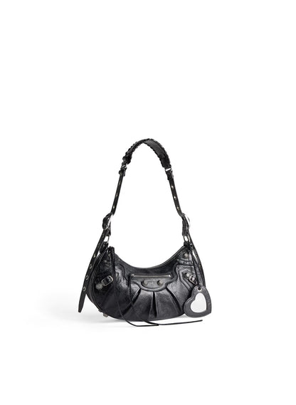 Le cagole small shoulder bag in black