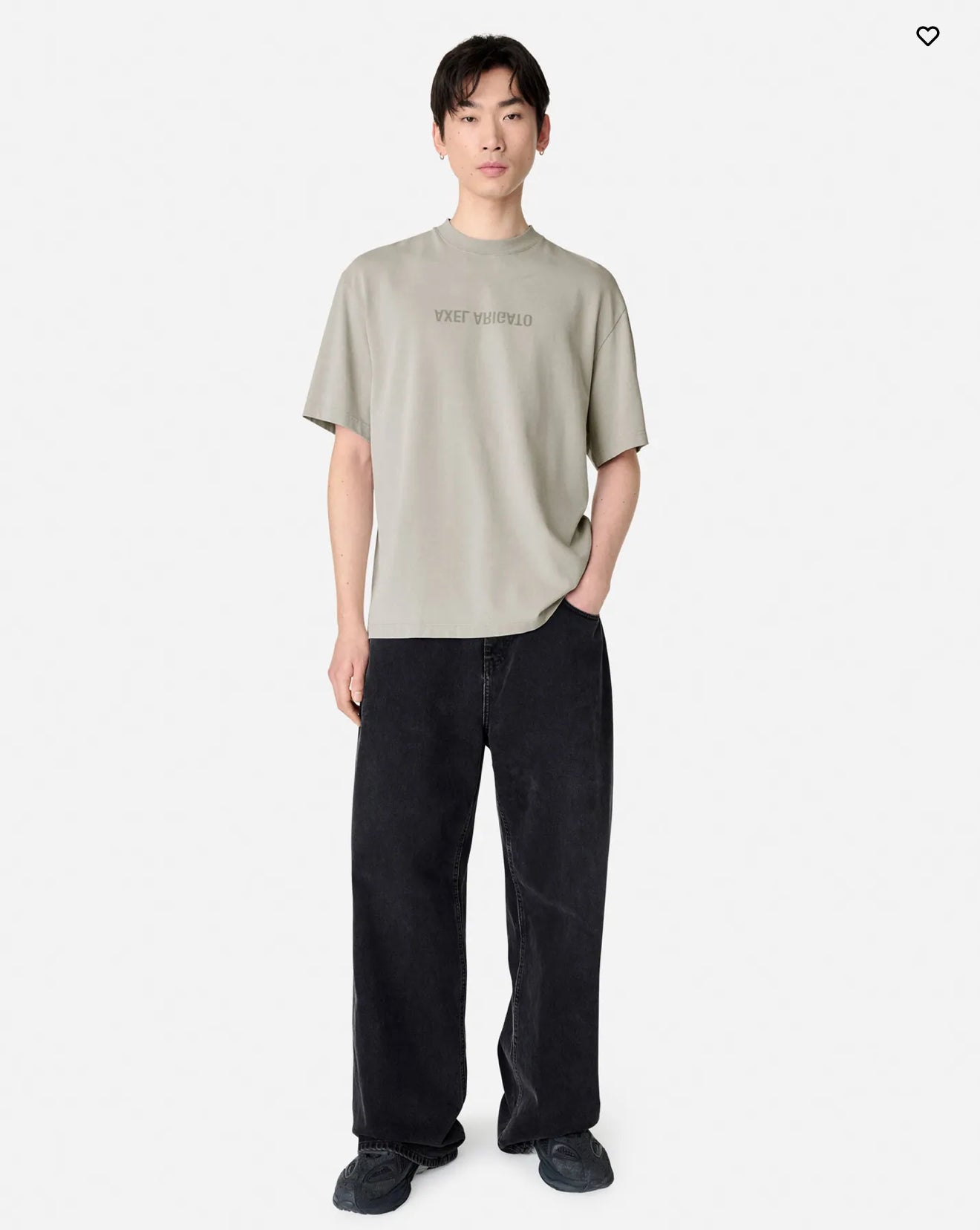 Distort washed stone t-shirt