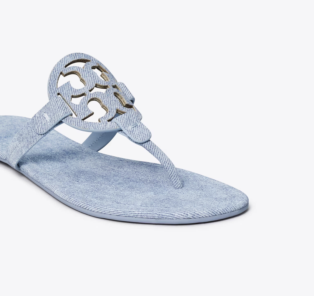 Miller printed jeans sandals