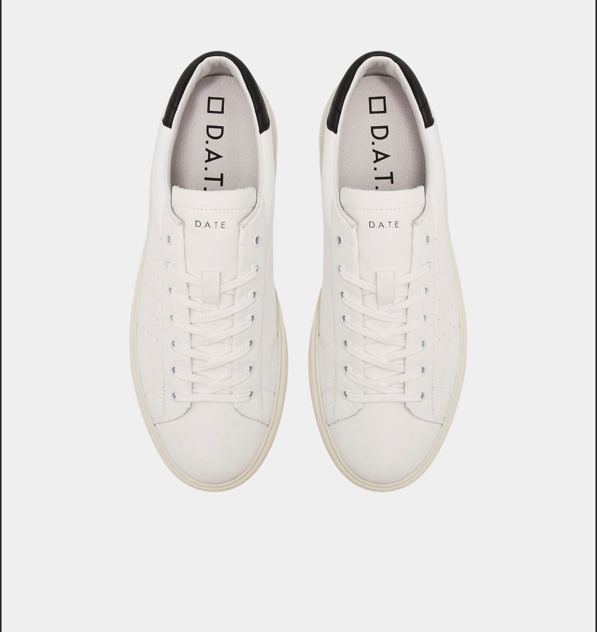 Date levante calf m391 white sneakers