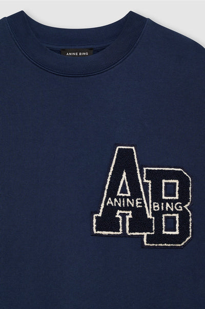 Letterman washed navy