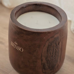 Brown 'RAJA' Candle