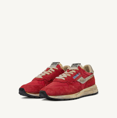Women’s Reelwind Super Vintage Sneakers In red nylon And Suede