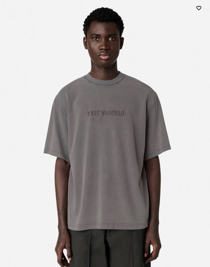 Distort washed steel grey t-shirt