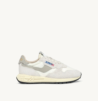 REELWIND LOW SNEAKERS IN BEIGE NYLON AND SUEDE