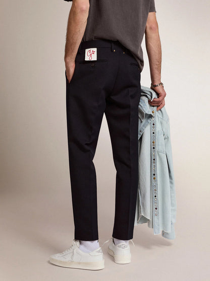 Trousers in Dark Blue