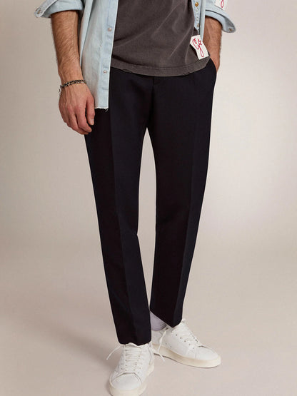 Trousers in Dark Blue