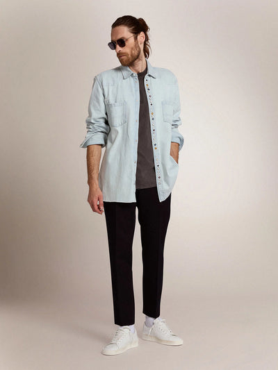 Trousers In Dark Blue