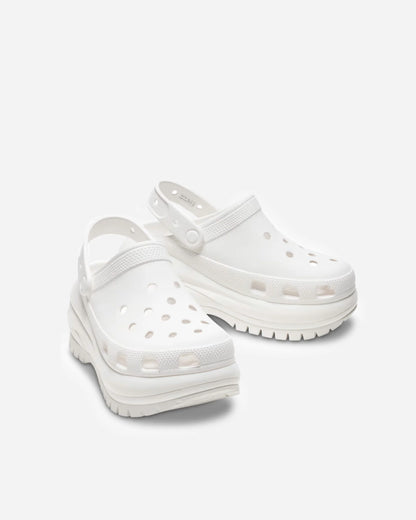 Mega crush clogs white