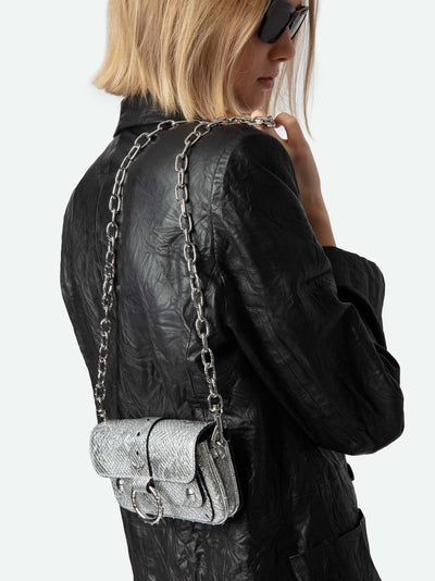 Kate wallet bag - silver