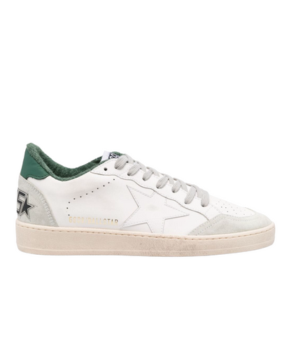 Ball star -classic white with green