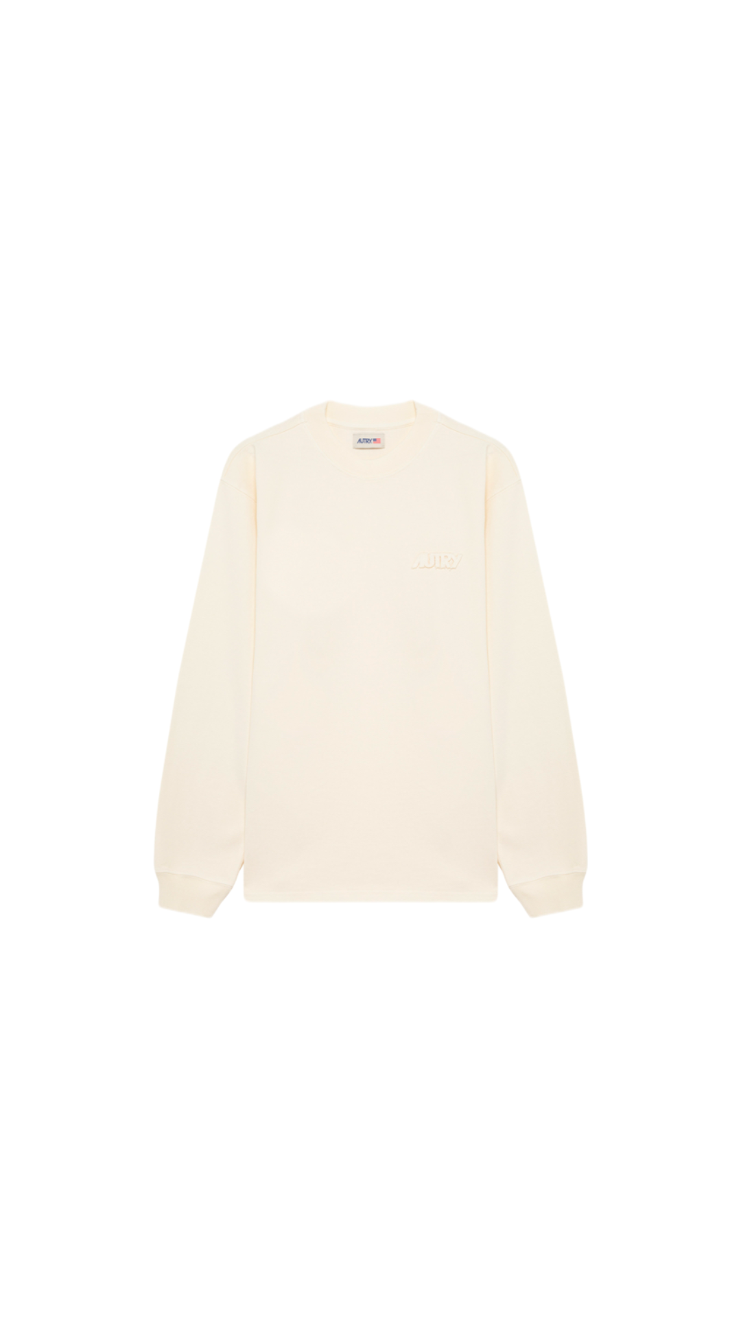 Long sleeve T-shirt heavy cotton - beige