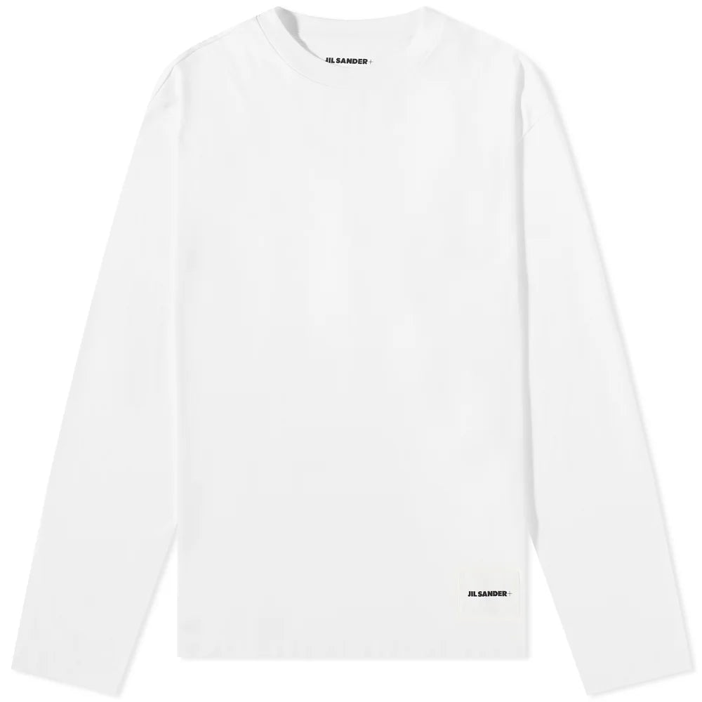 Long sleeve crewneck - white