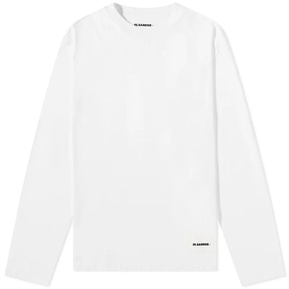 Long sleeve crewneck - white