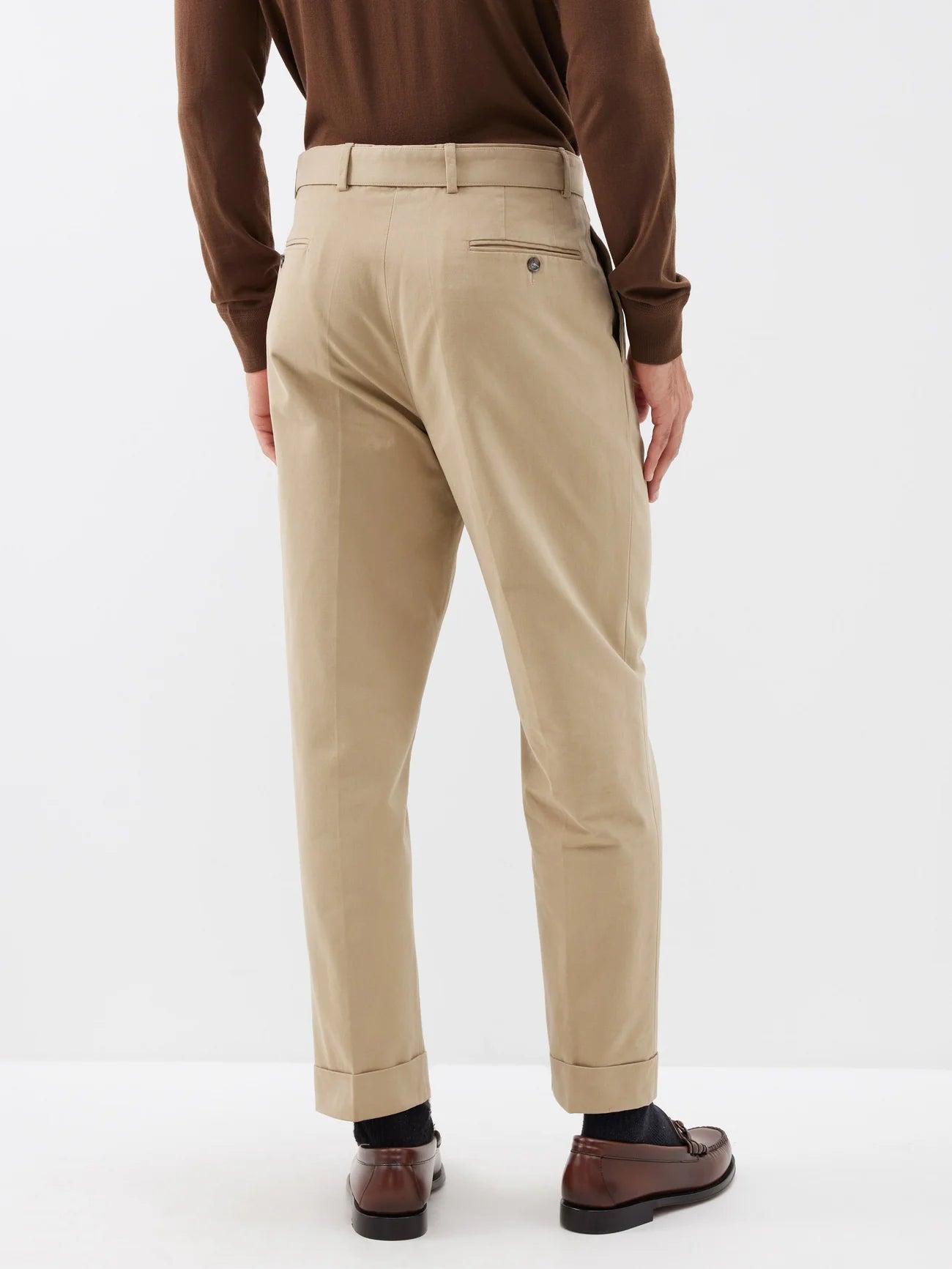 Hugo Twill Slub Pants - BEIGE