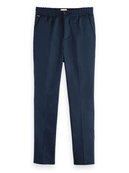 The Morton - Relaxed Slim-Fit Stretch Poplin Jogger - navy