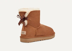 Mini Bailey Bow II Boot - chestnut