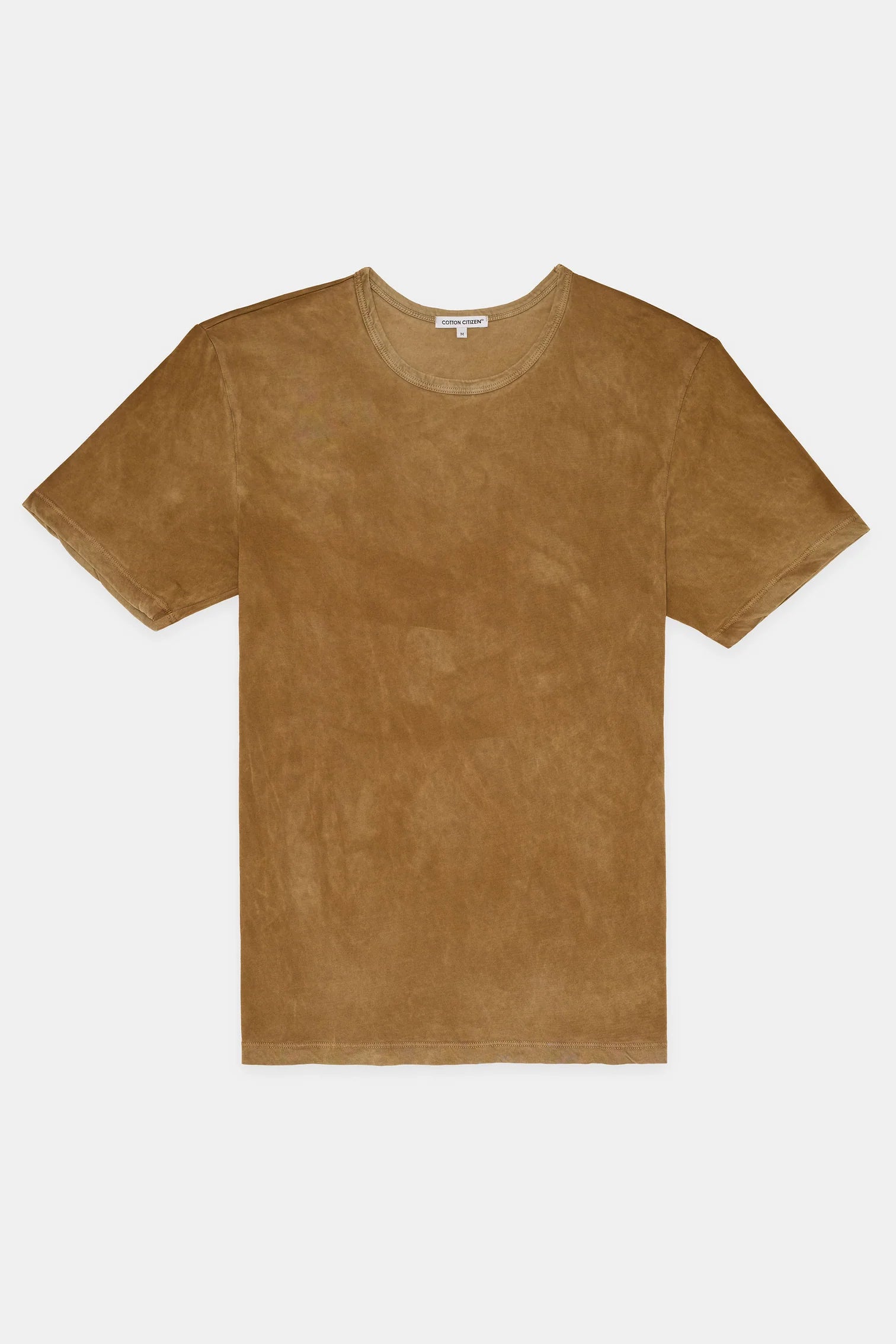 M Classic crew tee - vintage burnt honey