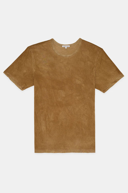 M Classic crew tee - vintage burnt honey