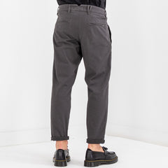 Firenze K4701 Relaxed Tapered Fit Pants - dark grey