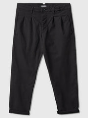 Firenze K4701 Relaxed Tapered Fit Pants - meteorite