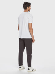 Firenze K4701 Relaxed Tapered Fit Pants - meteorite