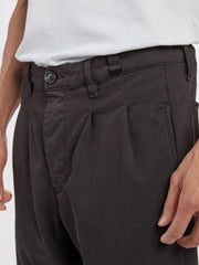 Firenze K4701 Relaxed Tapered Fit Pants - meteorite