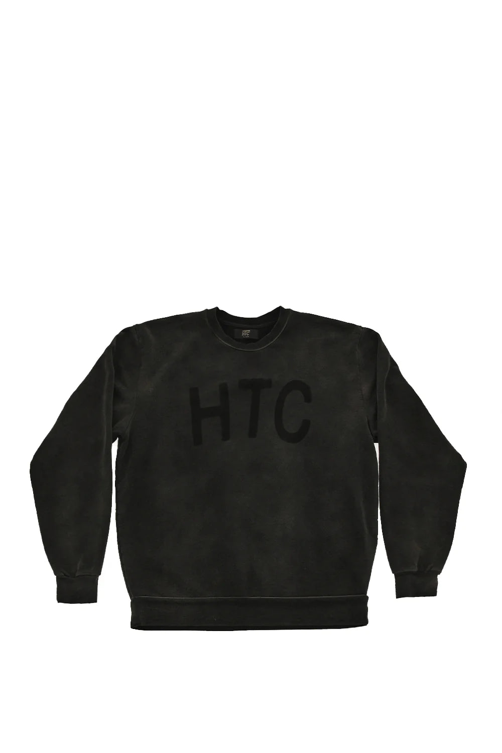 Black Faded Crewneck