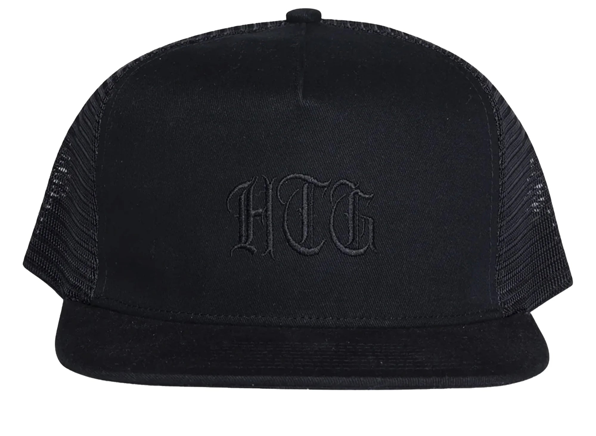 SCRIPT STRAPBACK HAT - BLACK