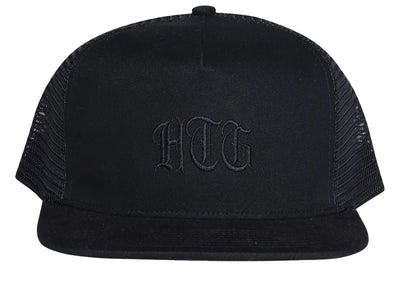 Script Strapback Hat - Black