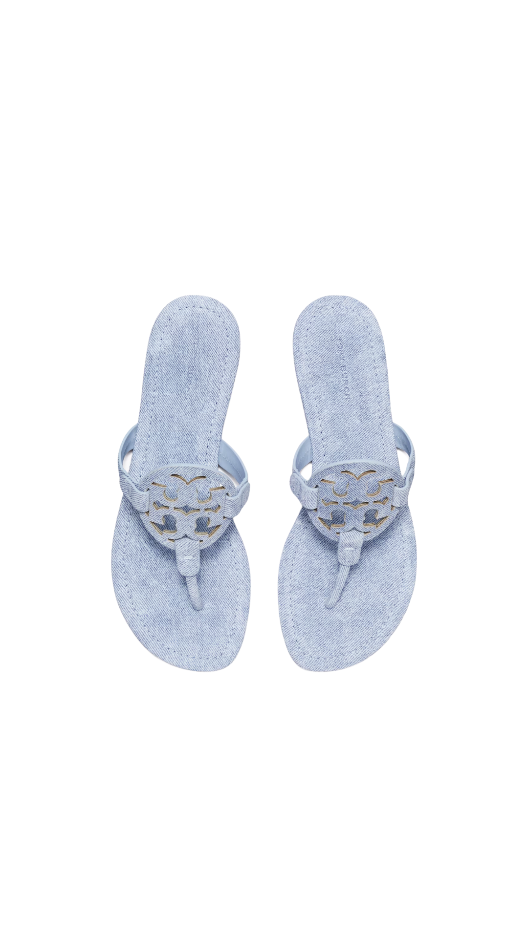 Miller printed jeans sandals