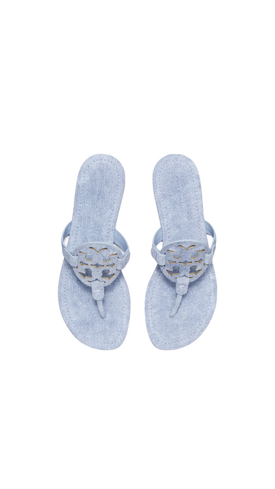 Miller printed jeans sandals