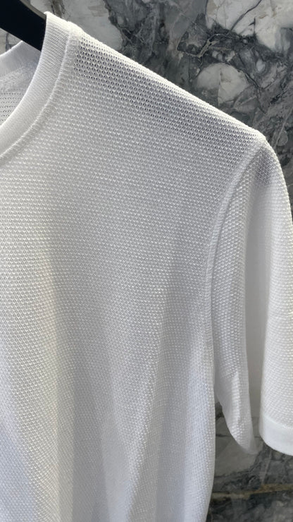 Knit tee - white